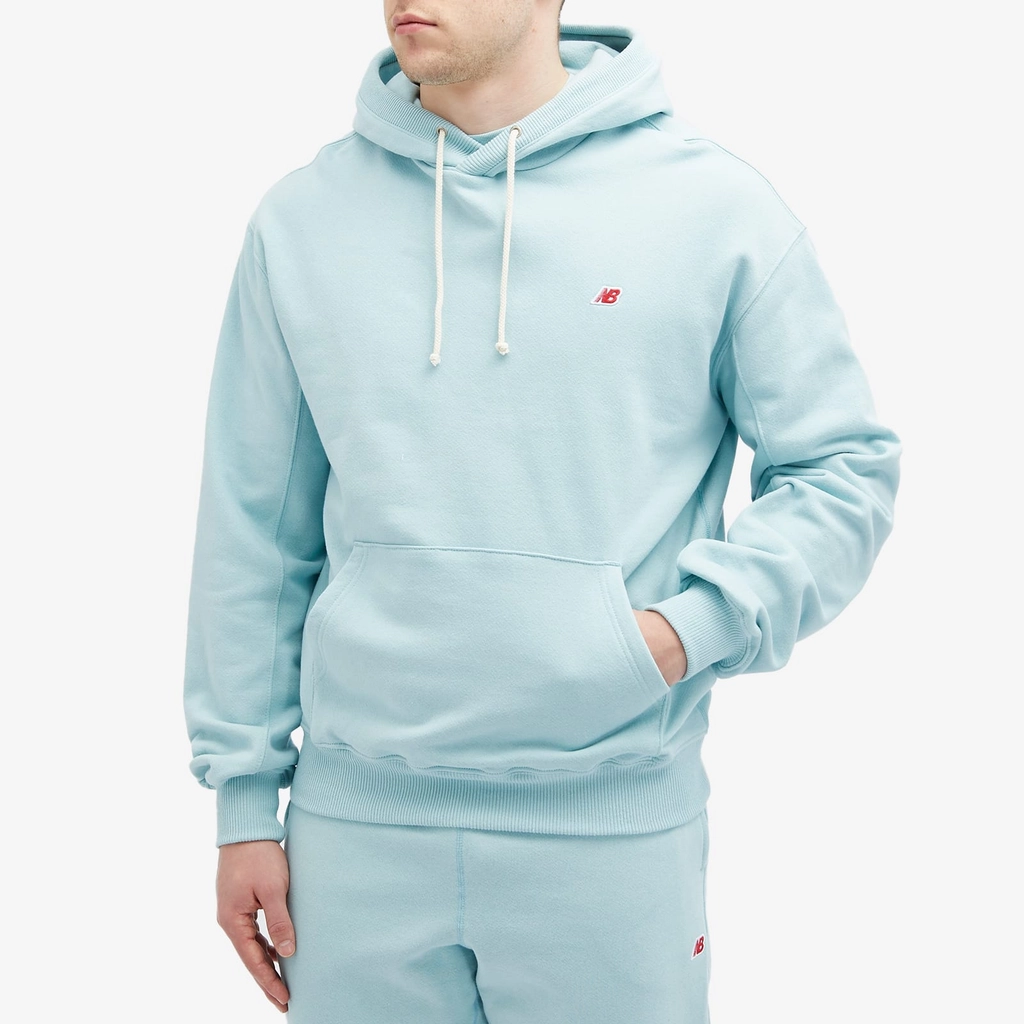 New Balance Men's MADE in USA Core Hoodie Winter Fog